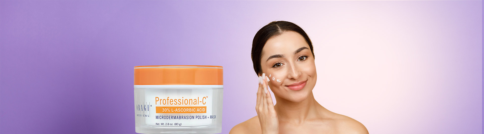 banner-Professional C microdermabrasion polish + mask